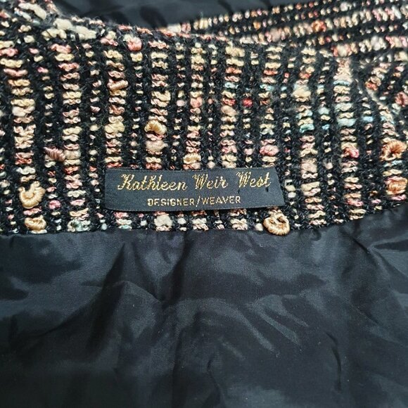 Kathleen Weir West Multicolor Tweed Blazer Jacket - Picture 5 of 11